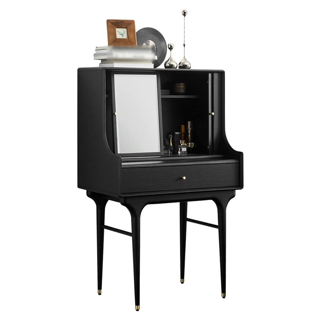 TEESONG Bedroom Dressing Tables Dresser Simple Bedroom Small Modern Ladies Vanity Table Multifunctional Makeup Vanity Dressing Table(B)