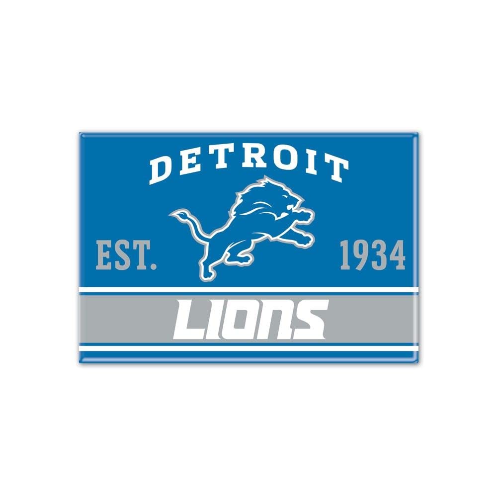 Magnet Detroit Lions Métallique WinCraft Finition Premium NFL