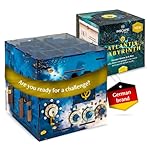 INSCAPE Atlantis Labyrinth Cluebox - Caja de rompecabezas de madera - Puzzle Box - Escape Room Juego para adultos y niños - Juegos de ajos - Rompecabezas de madera 3D - Juegos de pensamiento - Caja de