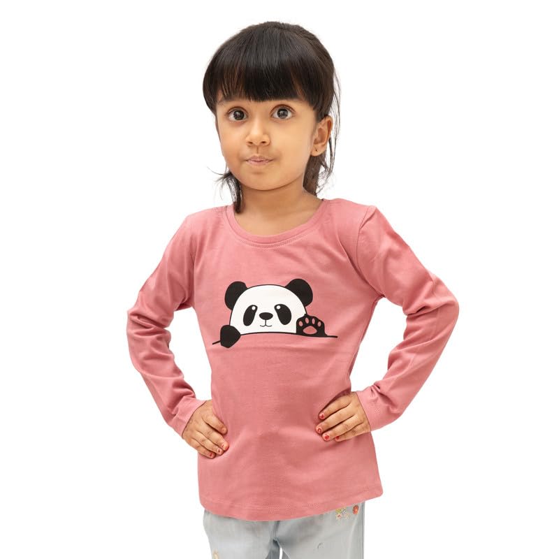 Image of Real Basics Girls Regular Fit Full Sleeves Tshirt (Pack of 3)