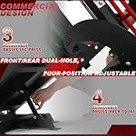 RitFit Gazelle Pro 3 in 1 Leg Press and Hack Squat Machine - High-Tensile Steel Leg Press Machine, 2000 lbs Capacity, Adjustable Angles, Hack Squat Machine with Weight Storage - Image 5