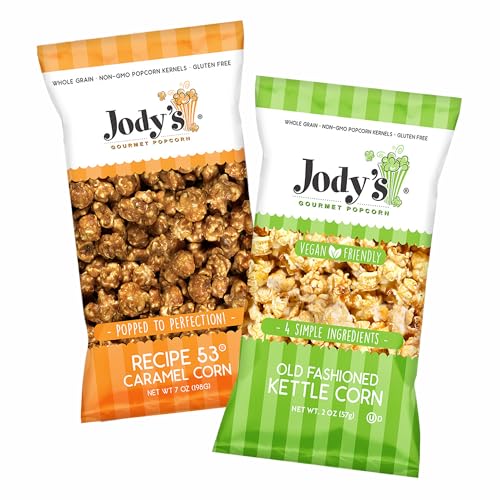Jody’s Gourmet Popcorn Bundle – 1 Bag Recipe 53 Caramel