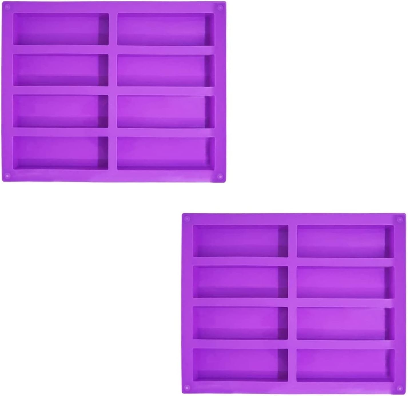 Silicone Bake Molds Mini Rectangle Shapes Silicone Mold Chocolate Bar Soap Mould Mousse Dessert Cake Tray Form For Pastry 2Pcs 01