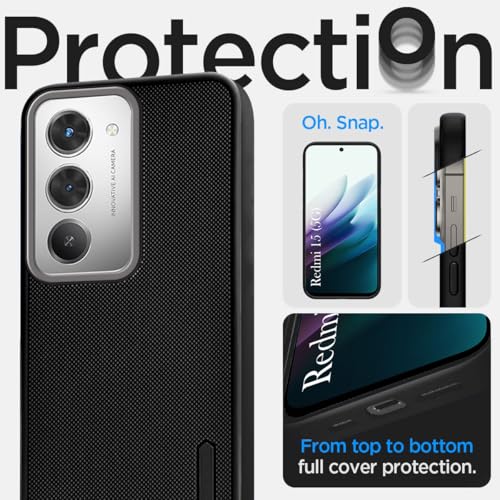 Image of Jkobi Rubberised Back Cover Case for Redmi 15 (Textured Grip Design | Micro-Fiber Cloth Inside | Slim and Light Weight | Soft Touch and Feel)