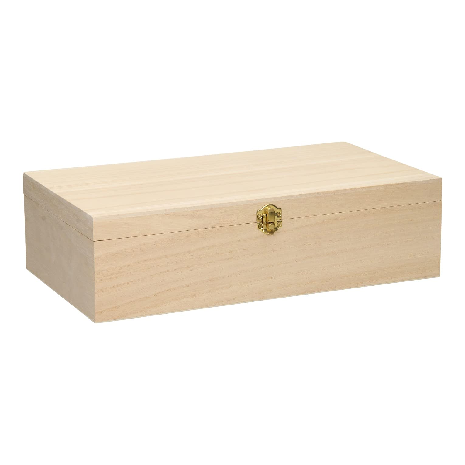 JouetPrive - Cofanetto per vino in legno da decorare, 2 bottiglie