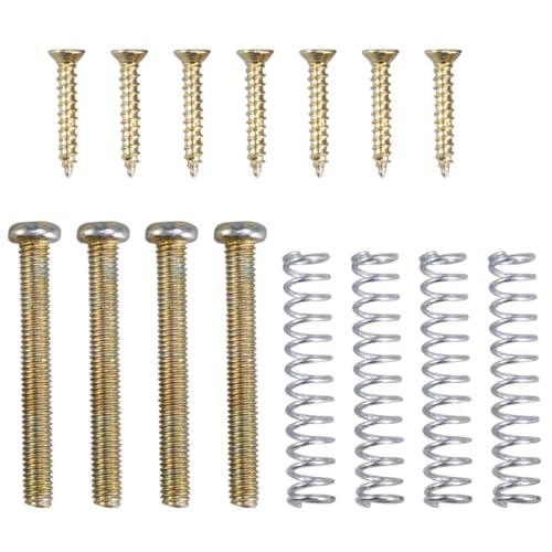 VICASKY エレキギター用 ハムバッカー取り付けネジスプリング3mm Sg Esタイプ適合 耐久性金属製 ドーム型デザイン