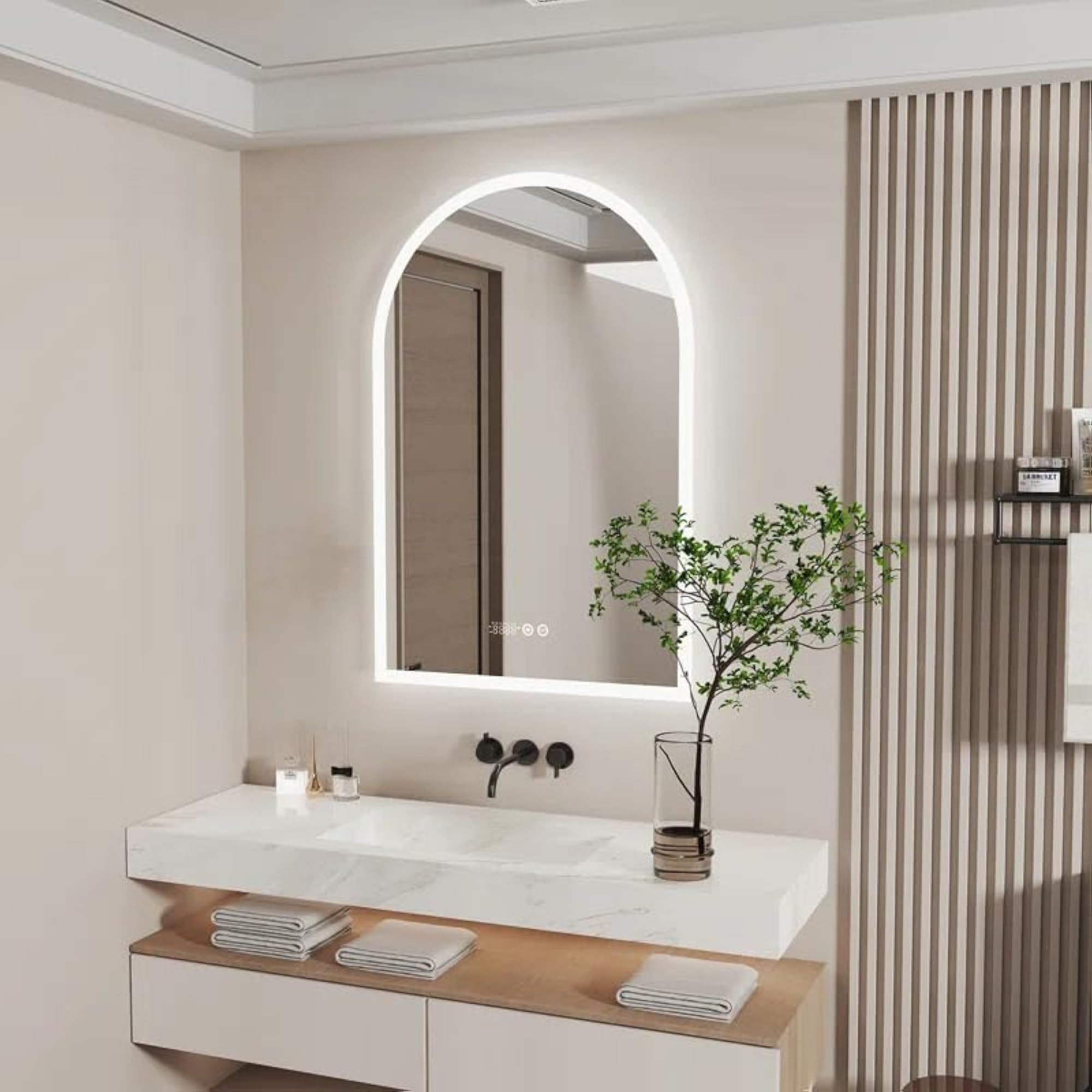 Corner Lighting LED Bathroom & Vanity Mirror