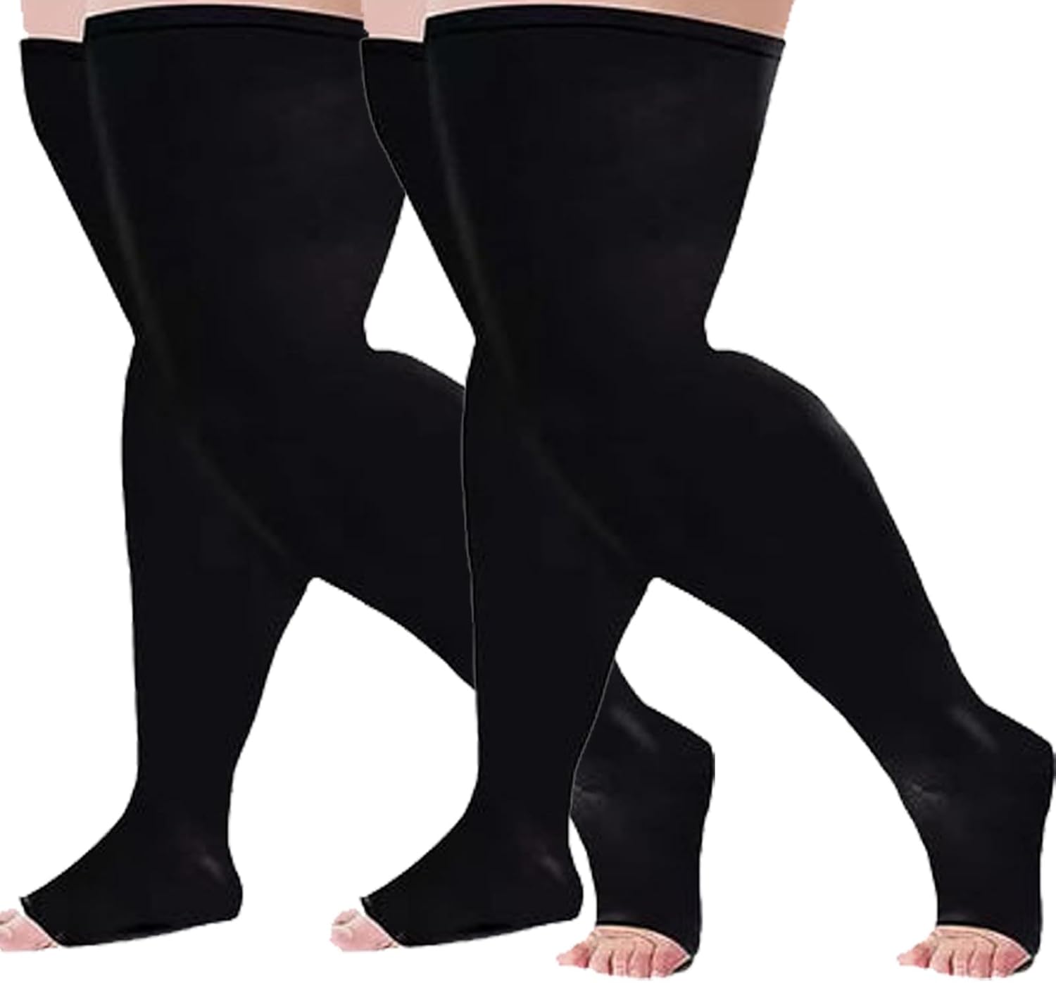 Htyewas Plusock Plus Size Compression Socks, Plus Size