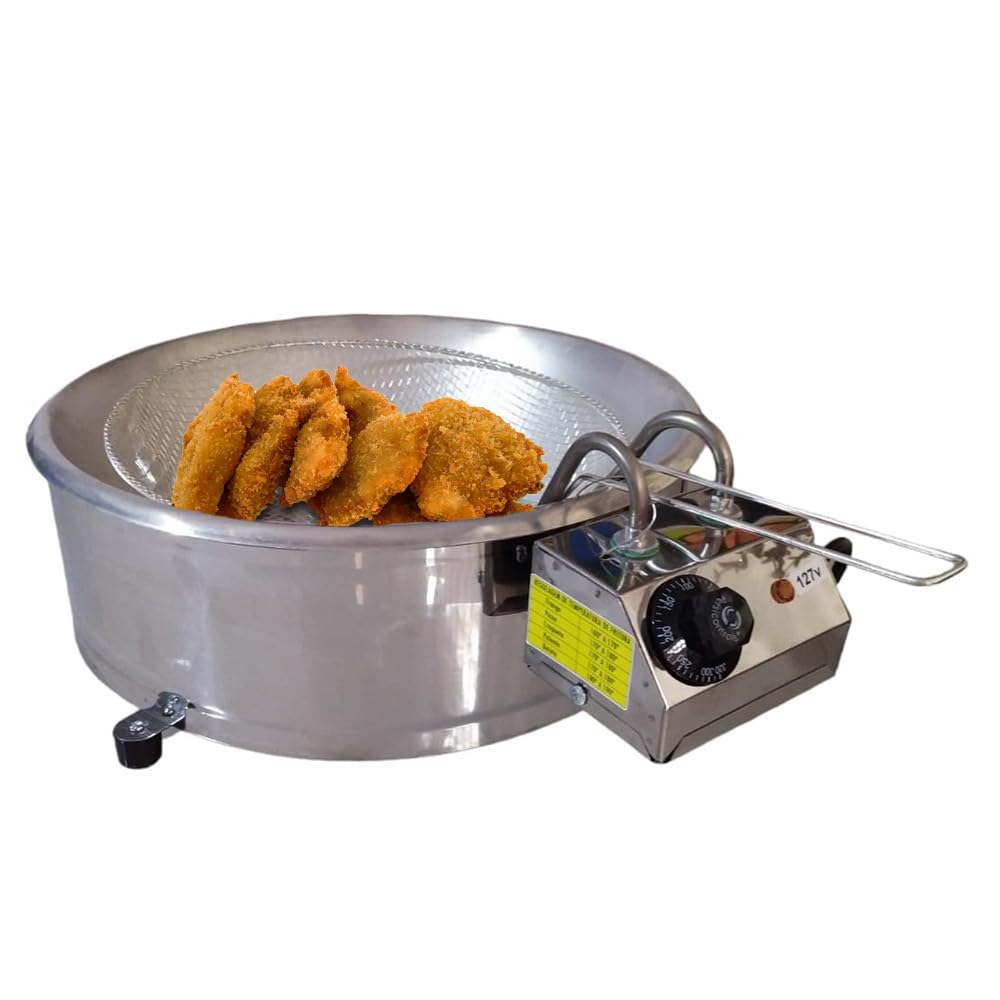 Fritadeira elétrica 3 litros inox 110v
