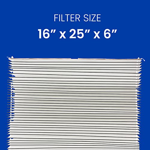 AprilAire 501 Replacement Filter for AprilAire 5000 Whole-House Air Purifier - MERV 15 Equivalent, 16x25x6 Air Filter (Pack of 10)