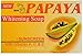 Original RDL Papaya Skin Whitening Soap plus Sunscreen w/ Vitamin A, C & E - 135 grams