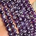 MJDCB Natural Dreamy Amethyst Beads Round Stone Beads DIY Loose Beads for Jewelry Making Beads 15