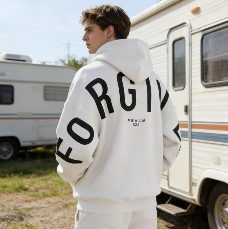 Unisex Y2K Vintage Slogan Oversized Hoodie Retro 2000s Streetwear Casual Edgy Pullover for Daily Outfits - Image 6