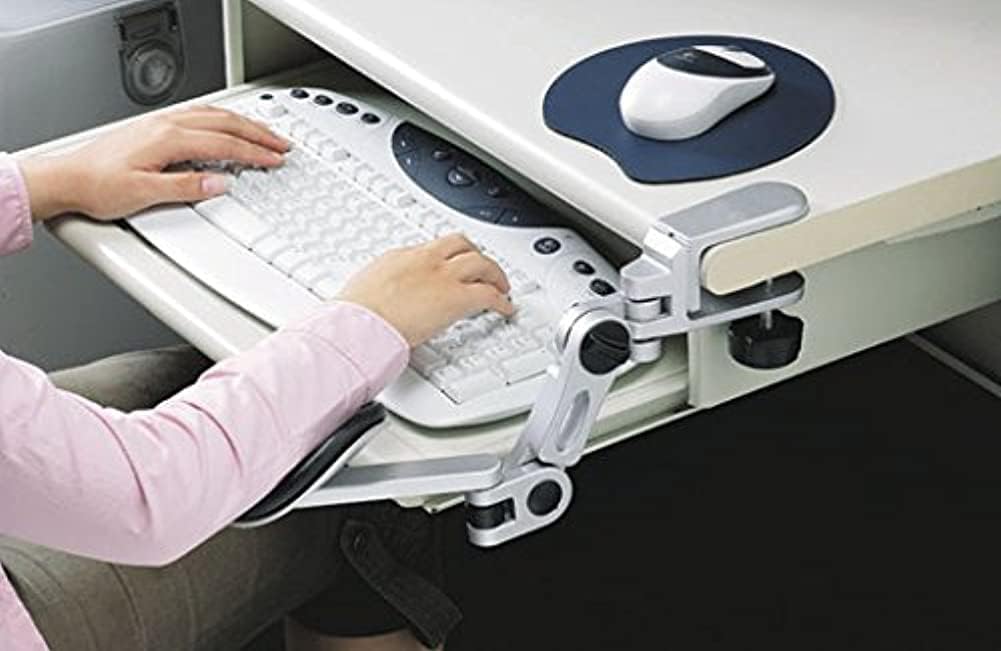 Ergonomic Adjustable Computer Armrest W/o Mouse Pad Via Ergoguys