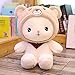 LYXBWT Bambola di Coniglio Peluche Bambola addormentata Orsetto Carino Bambola Ragazza Ragazza Regalo di Giorno 50 cm Simpatico Orso Cute