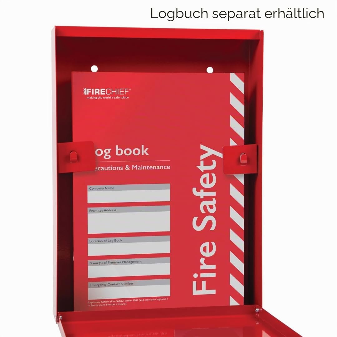 Firechief DHS2 Dokumentenhalter mit Riegel, Rot