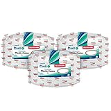 [300 Count] Plasti Plus Disposable Plastic White 7 Inch Heavy Weight Dinner Plates, Great For Weddings, Home, Office, School, Party, Picnics, Take-out, Fast Food, Outdoor, Events, Or Every Day Use,