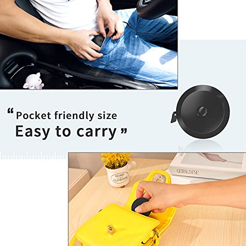 Dicuno Tape Measure Retractable, Soft Measuring Tape For Body Sewing Tailor Cloth Fabric Craft, 60 Inch/1.5M Black Dual Sided Measurements Tape, Small Pocket Size, 1 Pack #TOP3