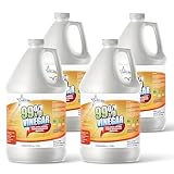 99% Pure Vinegar - 100% Natural Concentrated Cleaner - Dilutes to 20 Gallons - 20x Power Vinegar - Great Household Product - 4 Gallon Case - Stellar Chemical Corp.