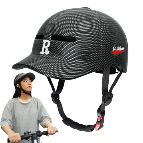 Casco De Ciclismo - Casco De Motocicleta para Adultos con Protección Solar Y Ajuste Seguro - Protector De Cabeza Ventilación para Jóvenes Hombres Mujeres Ciclismo De Carretera
