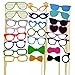 58PCS Colorful Props On A Stick Mustache Photo Booth Party Fun Wedding...
