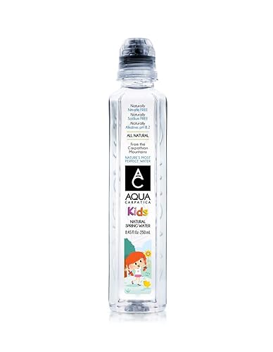 AQUA Carpatica Agua de manantial natural para niños bebés y bebés agua potable filtrada naturalmente 85fl oz845 oz 24 unidades