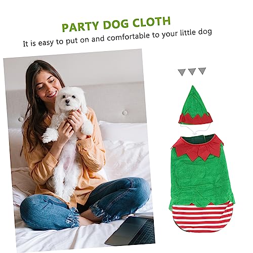 Disfraz de Navidad para perro talla XL color verde miniatura 5