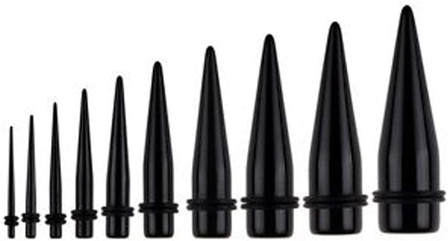 Eeddoo Dehnstab Acryl Weiß - Gerader Expander Für Ohrdehnung 1,2-24mm