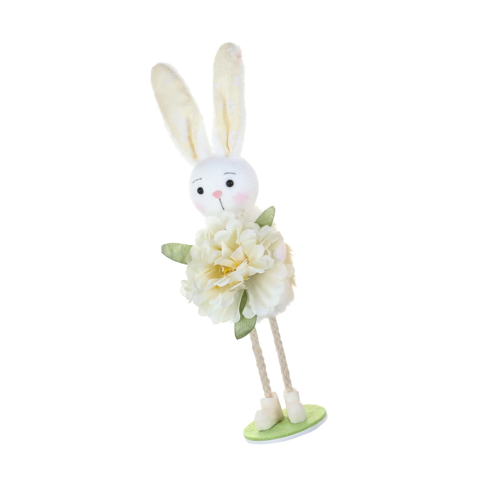 hogtnd Christmas Bunny Ornament, Colourful Easter Bunny Figure for Table Moulds, Shelves, Garden Decoration, Festival Celebration, Easter Bunny Decoration