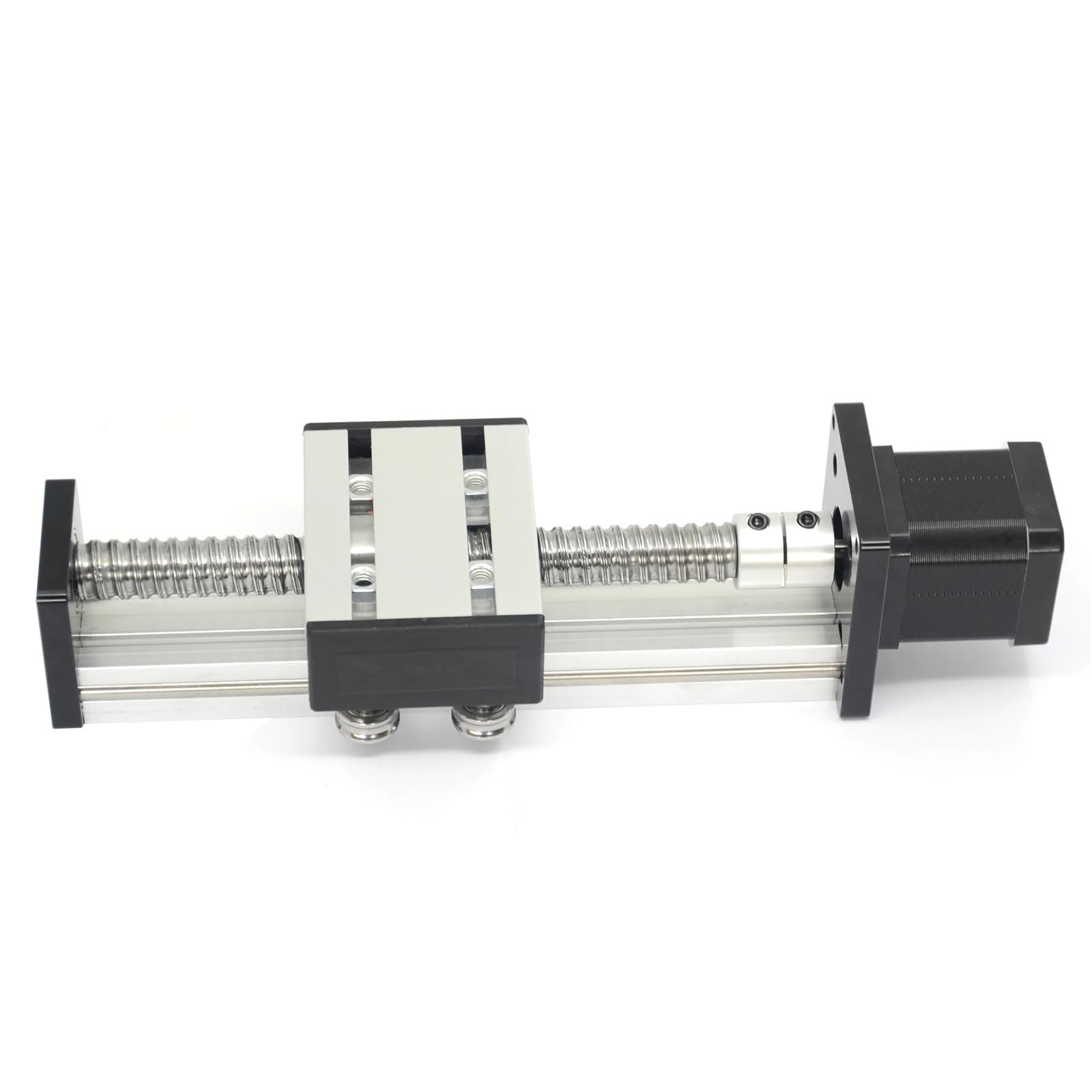 Prowadnica liniowa o przesuwie 100 mm, precyzyjny siłownik osi X/Y/Z do frezarek CNC i projektów obróbki skrawaniem DIY. Siłownik liniowy