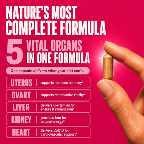 Image of PRIMAL FURY Grass Fed Beef Organ Supplement for Women - Female Optimization Pills to Boost Energy & Balance Hormones - Ancestral Support for Modern Life, Made in USA, 60 Capsules