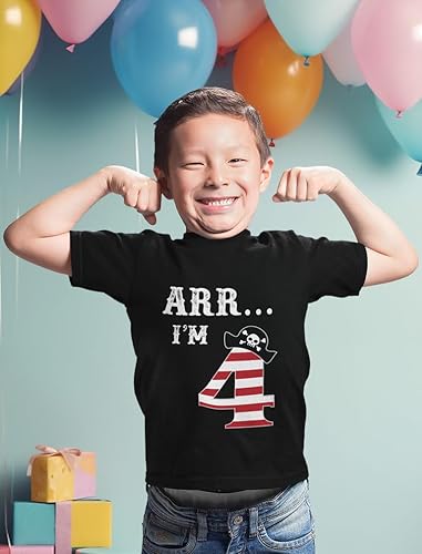 Miniatura 3 de ARR I'm 4 Pirate - Camiseta de 4 cumpleaños para niño de cuatro años