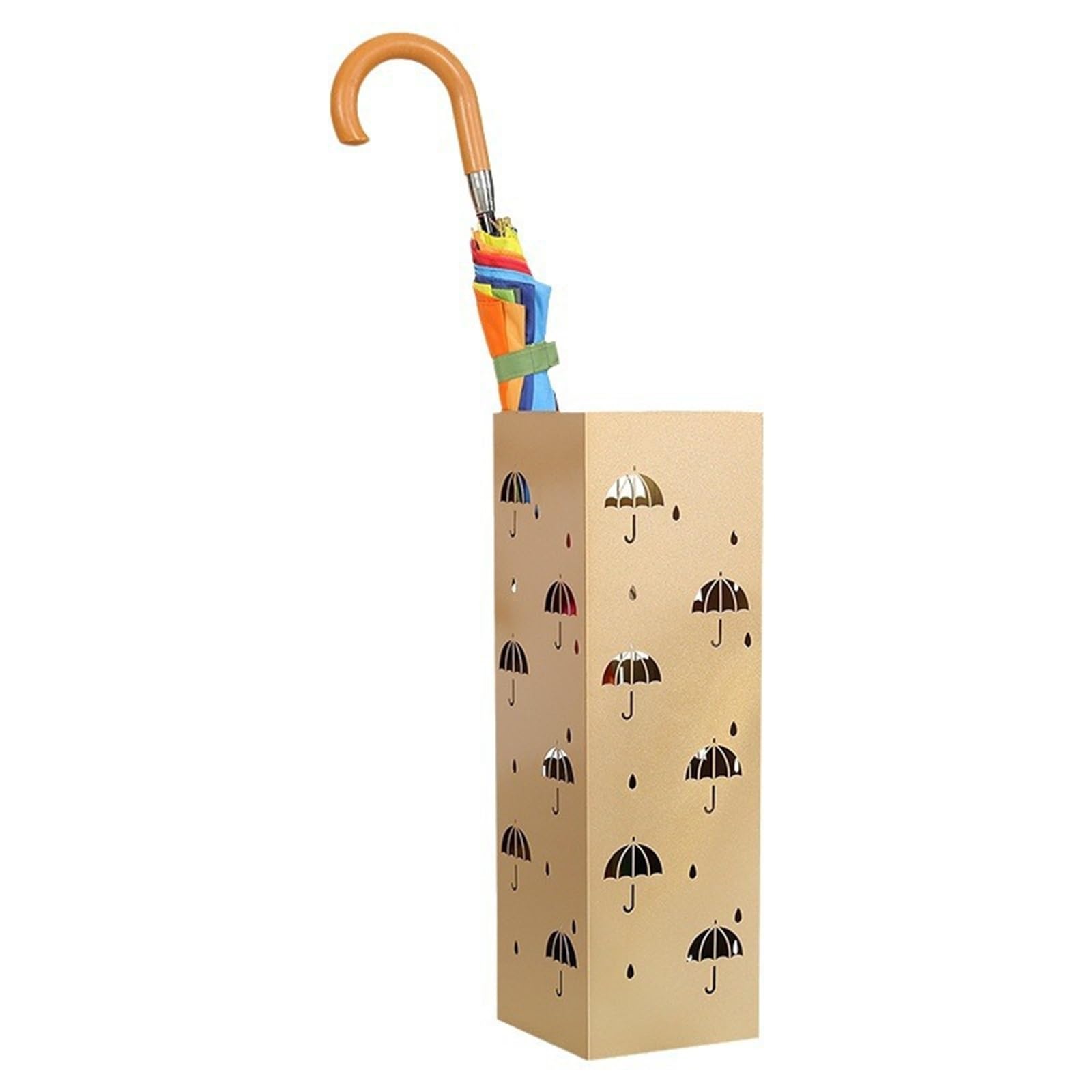 YLFKWLHRW Freestanding Umbrella Stand Entrance Umbrella Storage Bucket Rack Household for Bathroom Barber Shops