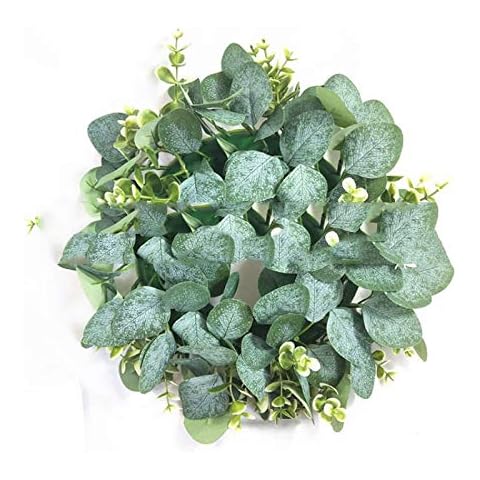 XINWANG Beautiful Small Eucalyptus Leaf Garland Simulation Garland Door Decoration Cover