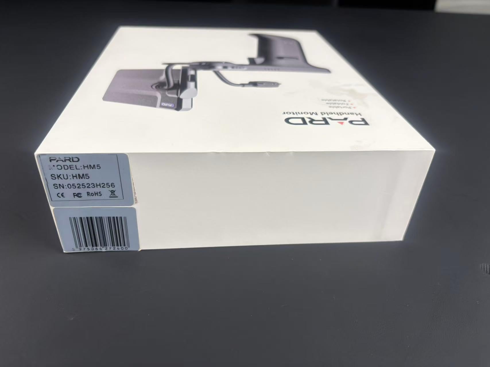PARD HM5 Portatile Monitor for TA32, NV008SP2, Landsat, Leopard | Design pieghevole con schermo orientabile,Schermo ruotabile per utenti mancini o destrimani,Include due batterie