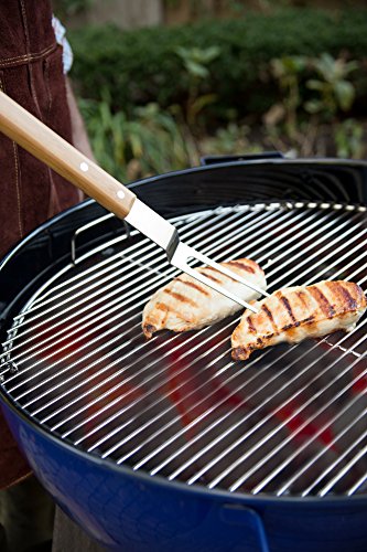 GARFO PARA CHURRASCO FOX RUN AÇO INOX 44CM FÁCIL E PRÁTICO PRANA