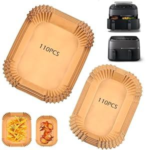 Hivio 220 Stück Airfryer Backpapier