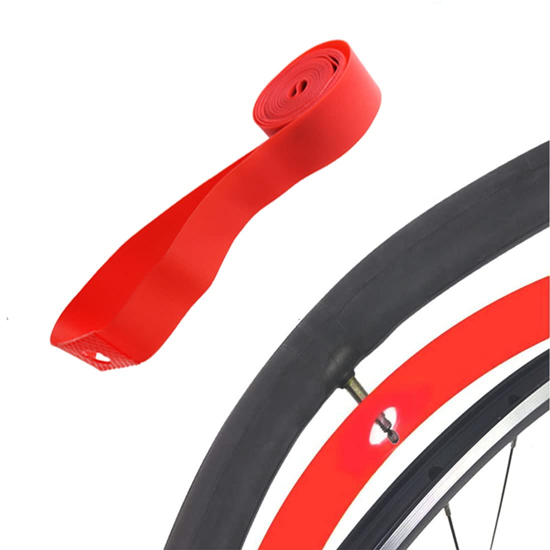 Lot De 2 Bandes De Protection Pour Pneus De Vélo De Montagne De 20 Mm Anti Crevaison Pour Jantes De Velo  22 X 20 Mm