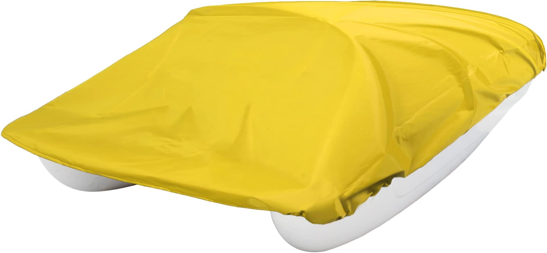 X AUTOHAUX Yellow 112.6"x79" 210D Pedal Boat Cover Waterproof for 3 or 5 Person Pedal Paddle Boat Storage Protector