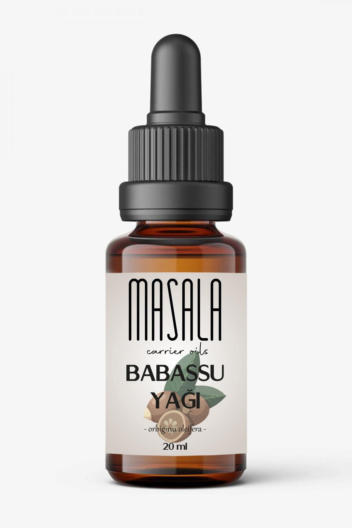Masala Saf Babassu Yağı 20 ml. Soğuk Pres (Babassu Carrier Oil)
