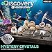 Discovery™ Crack-Open Geode Kit – Mystery Crystal STEM Science Set | 10 Natural Quartz Geodes | Kids Goggles, Magnifying Glass & Display Stands | Rock Dig Activity Toy| Educational Experiment Gift