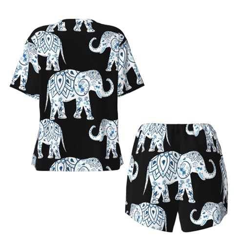 EdWal Imprimé éléphant aztèque décoration textile ethnique chic - 5