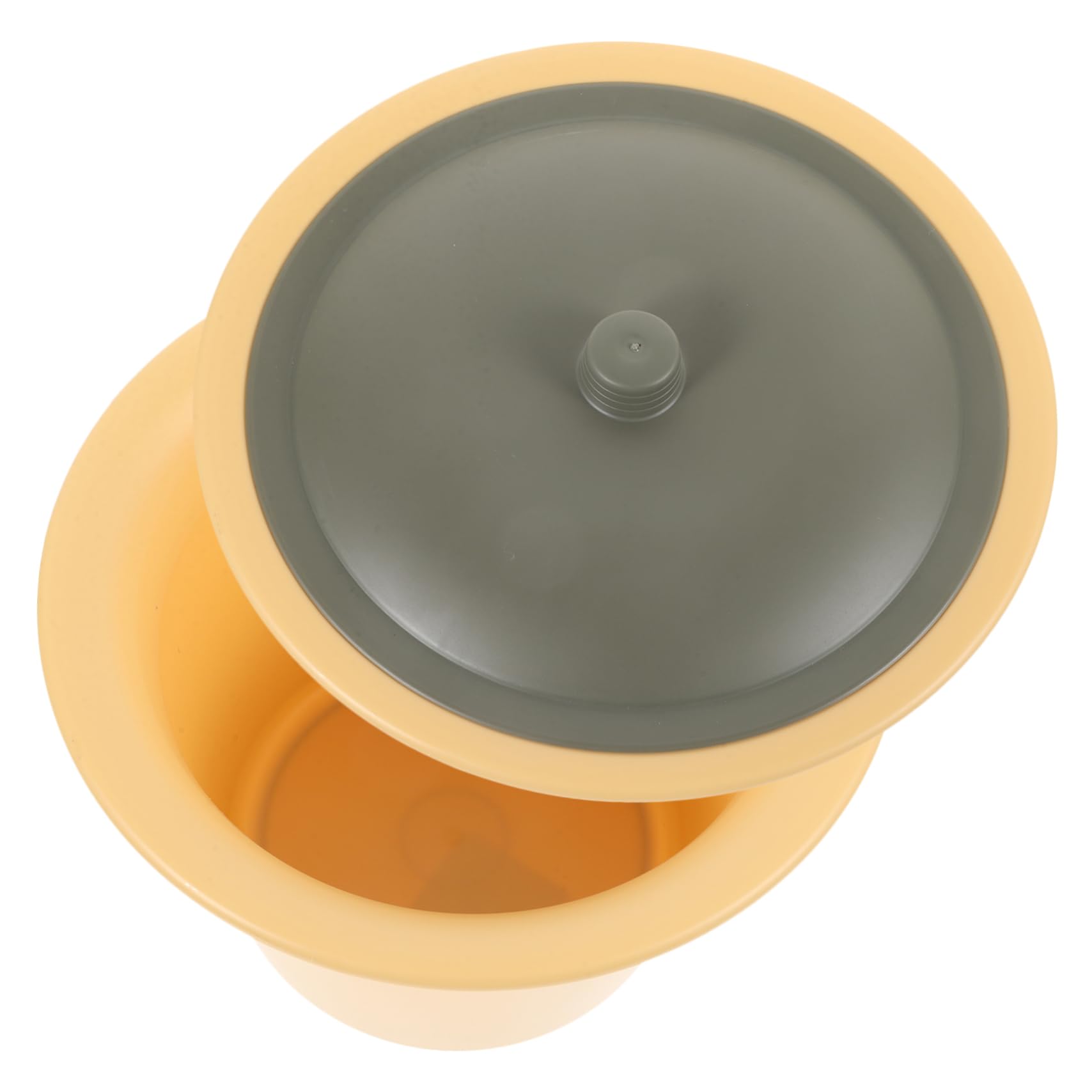 Beavorty Plastic Portable Bedpan Lid Urine Pots for Elderly Home Hospital Odor-