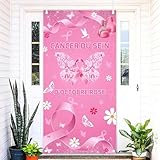 MEHOFOND 0,9 x 1,8 m octubre cáncer de mama banner decoración fondo fan cinturón rosas octubre interior exterior decoración rosas octubre actividad foto quiosco