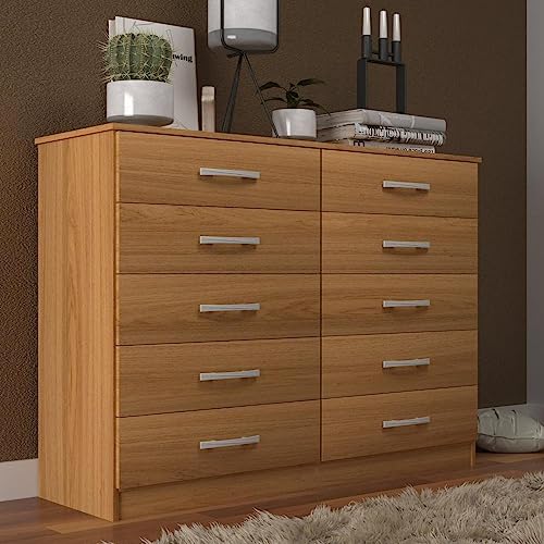 Cômoda 10 Gavetas Austin Evidência Móveis Cinamomo