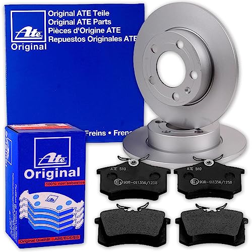 ATE Bremsscheiben 230mm + Beläge hinten für A1 8X + A2 8Z + A3 8L + TT 8N
