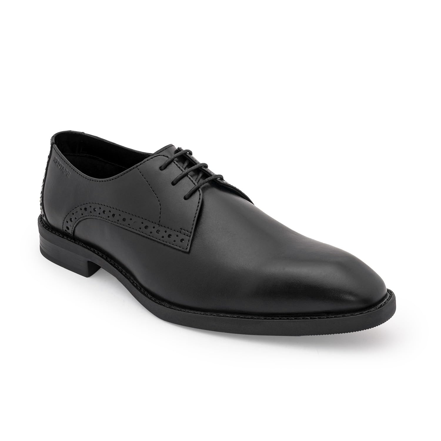 red tape Men's Formal Shoes Black Leather Round Toe Lace-Up-picture-23