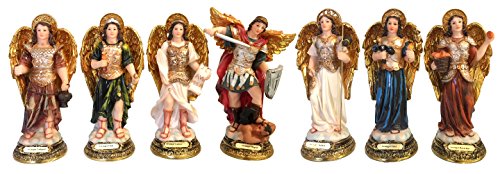 Set de 7 Estatuas de Arcángeles 6 Pulgadas miniatura 1
