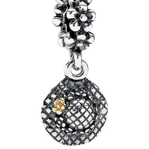 Dije de oro de 14k bicolor Pandora 790954 con diseño elegante de alta joyería 2