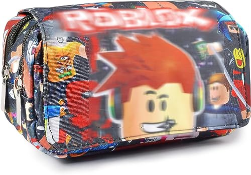 CHIFIGNO Federmäppchen Mit Reißverschluss – Lustiges Videospiel-Design, Großes Fassungsvermögen Für Stifte, Make-up & Kleinkram